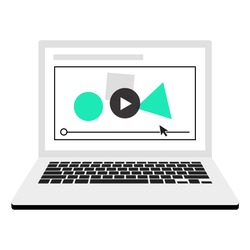An animated gif showing a sample video ads