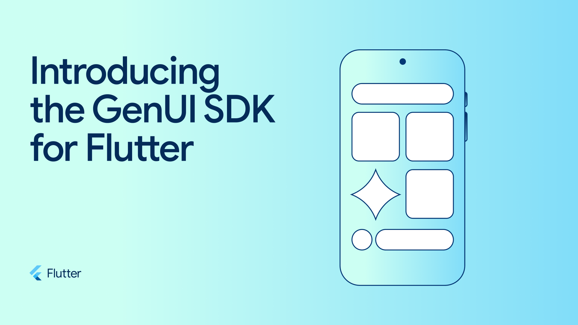 Introducing the GenUI SDK for Flutter