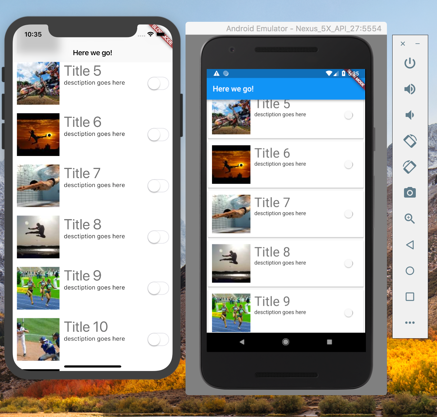 Cupertino and Material widgets in Flutter