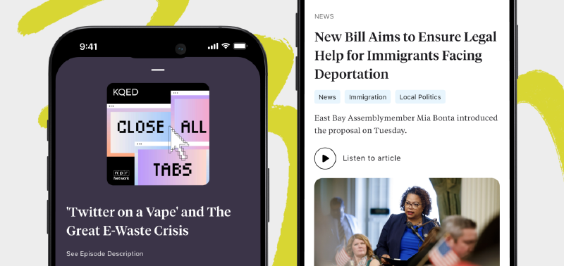 KQED news view